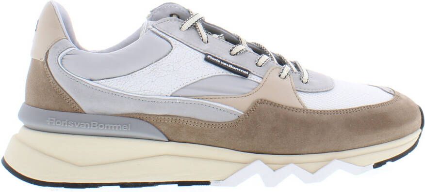 Floris van Bommel Sneakers Heren Lage sneakers Herenschoenen SFM-10155 Beige combi + - Foto 10