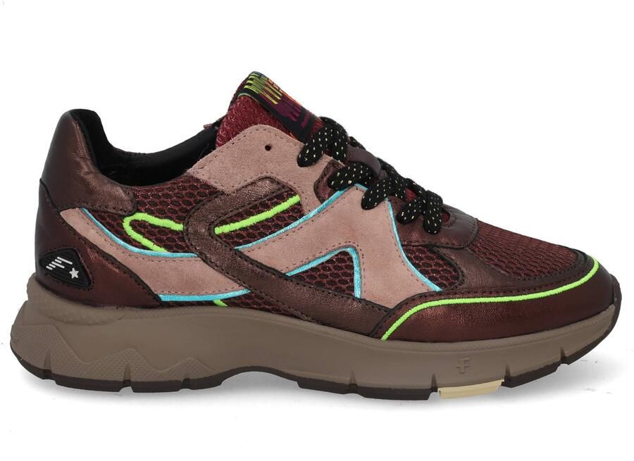 Floris van Bommel Dames Sneakers Daysi 09.02 Bordeaux - Foto 5