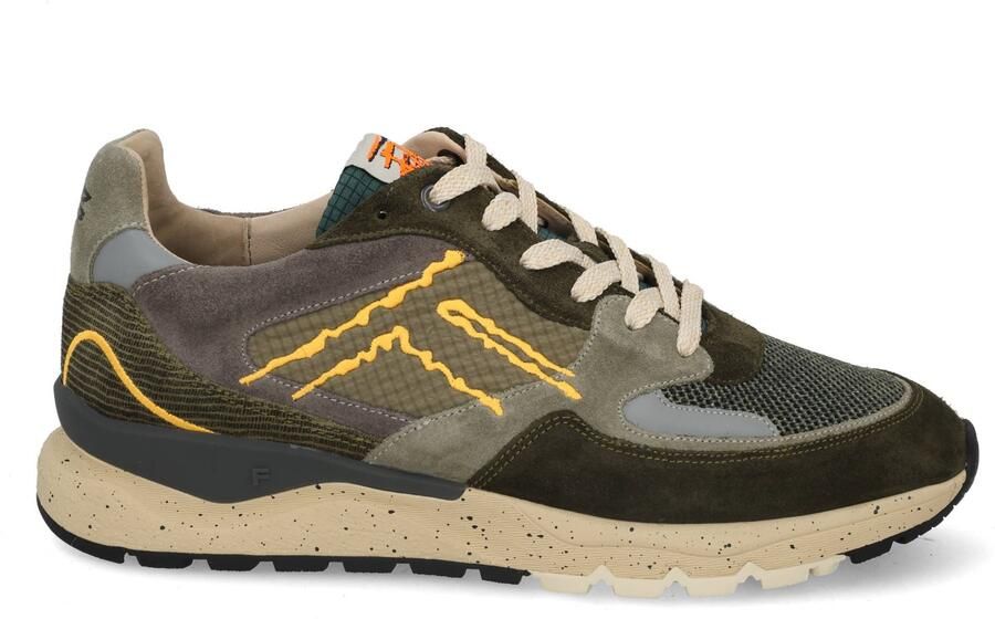 Van Bommel FLORIS HEREN SNEAKERS GROEN SFM-10243-51-01 DE TREENER 06.11-DARKGREEN-G½ - Foto 5
