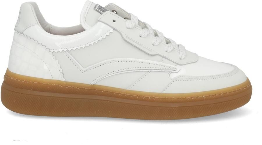 FLORIS VAN BOMMEL Lage Sneakers Dames Sfw-10158 Fygi Maat: 39 Materiaal: Leer Kleur: Wit - Foto 4