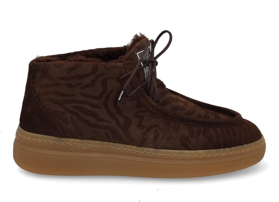 Floris van Bommel Sfw-10179 Fygi Veterschoenen Dames Bruin - Foto 6