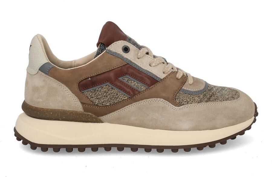 FLORIS VAN BOMMEL Lage Sneakers Heren Sfm-10139 Noppi Maat: 44⅔ Materiaal: Textiel Kleur: Beige - Foto 2