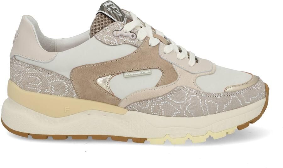 FLORIS VAN BOMMEL Lage Sneakers Dames Sfw-10164 Treni Maat: 39 5 Materiaal: Textiel Kleur: Beige - Foto 4