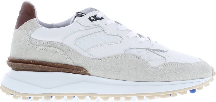 Floris van Floris van Bommel van Floris van Bommel Sneakers Heren Lage sneakers Herenschoenen Suède SFM-10159 Wit - Foto 12