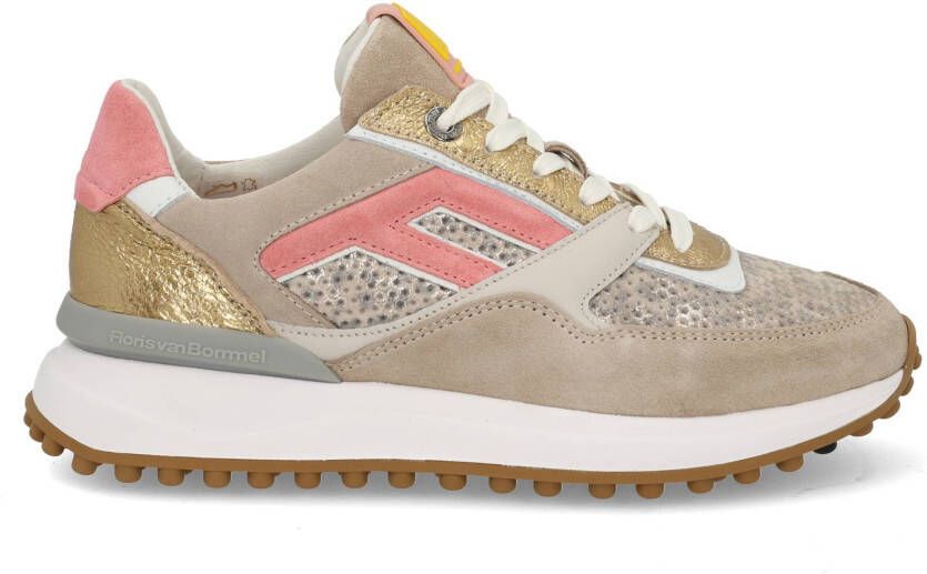 FLORIS VAN BOMMEL Lage Sneakers Dames Sfw-10128 Maat: 38 5 Materiaal: Lakleer Kleur: Goud - Foto 4