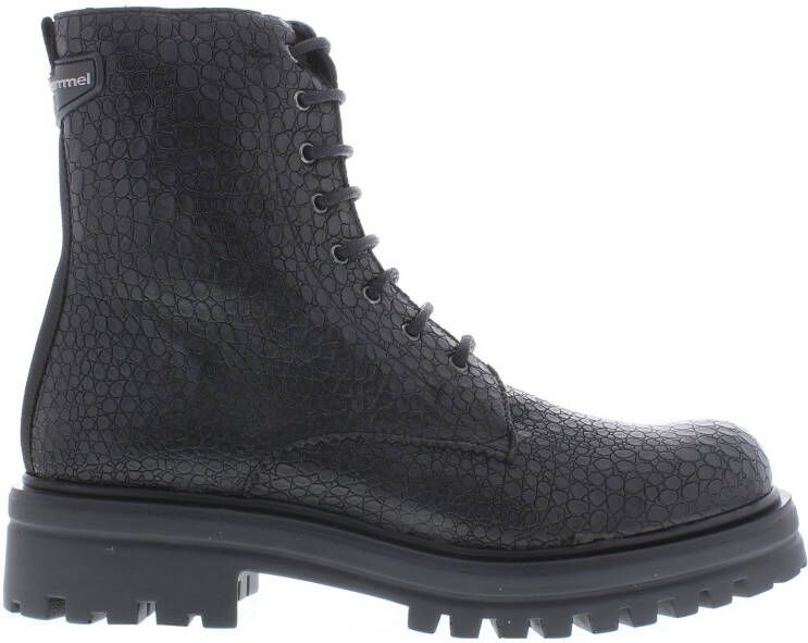 Floris van Bommel Sfw-50125 Veterboots Laarzen Met Veters Dames Zwart - Foto 3