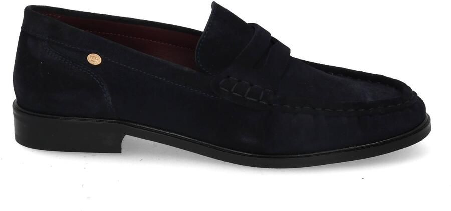 Fred de la Bretoniere Bodil Beau Loafers Dames Instappers Blauw - Foto 6
