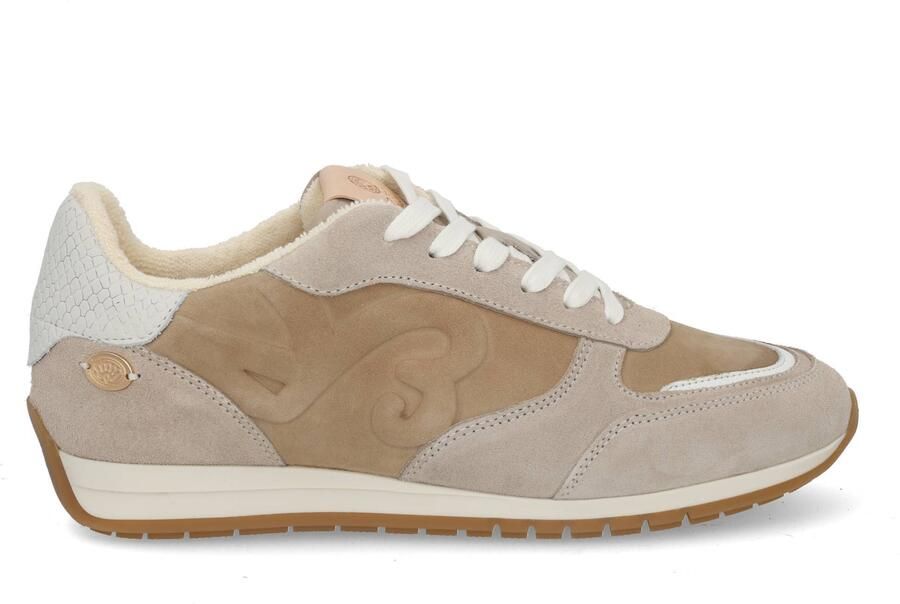 FRED DE LA BRETONIERE Lage Sneakers Dames Vlora Sign Maat: 38 Materiaal: Suède Kleur: Beige - Foto 6