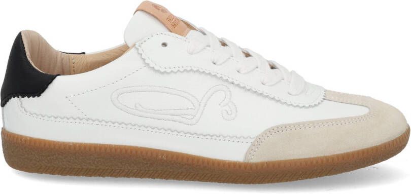 FRED DE LA BRETONIERE Lage Sneakers Dames Pearl Sign Maat: 40 Materiaal: Suède Kleur: Wit