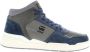 G-Star Trendy Hoge Sneaker van Leer met Opvallende Logo's Blue Heren - Thumbnail 5