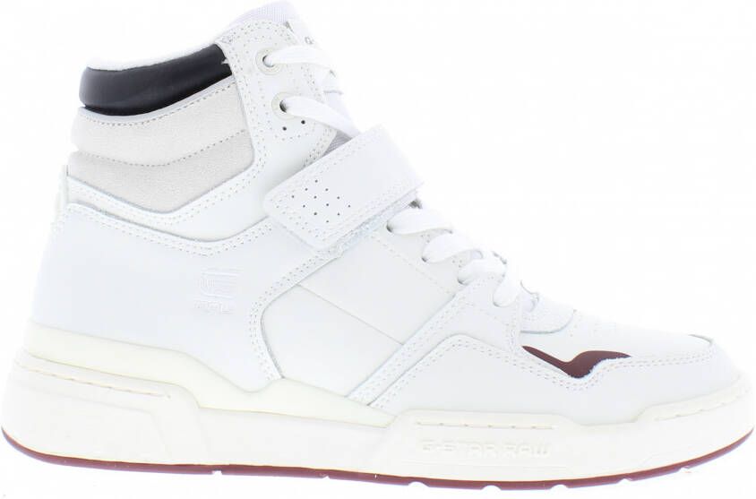 G-Star G Star Raw Attacc Mid Lea W Hoge sneakers Leren Sneaker Dames Wit - Foto 6