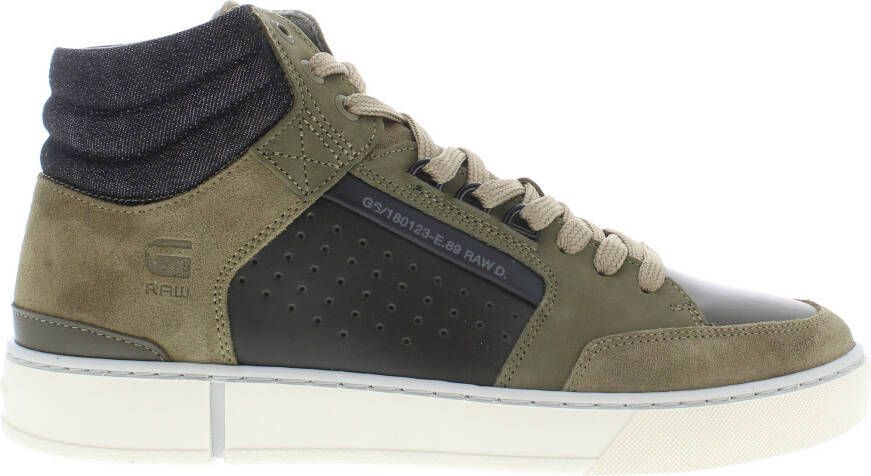 G-Star RAW Ravond Ii Mid Lea M Hoge sneakers Leren Sneaker Heren Groen - Foto 3