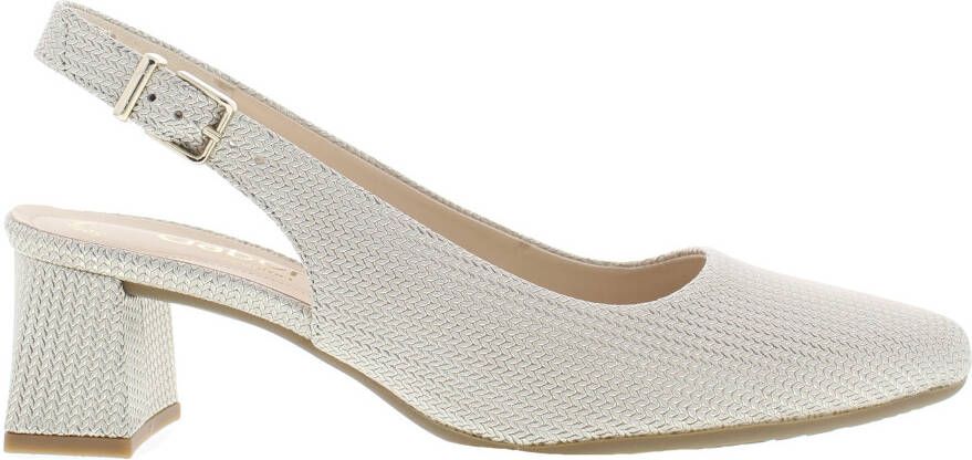 Gabor Slingback Pumps beige Synthetisch - Foto 6