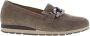 Gabor Velours Ballerina Sneaker Mocassin Stijl Brown Dames - Thumbnail 2
