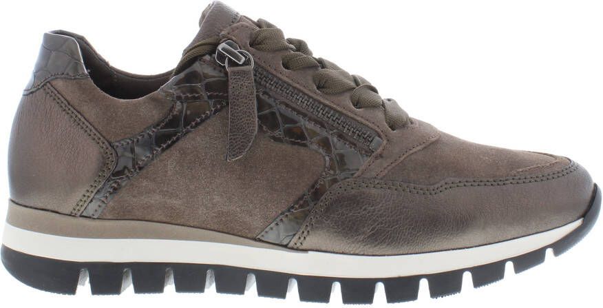 Gabor Stijlvolle Sneakers Dream MetCerv Kroko Bruin Dames - Foto 8