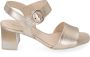 Gabor Gouden leren zomersandalen Yellow Dames - Thumbnail 3