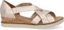 Gabor Gouden Leren Sandalen Stijlvol Ontwerp Yellow Dames - Thumbnail 6