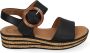 Gabor Zwarte Sandalen 550.2 Dames Black Dames - Thumbnail 4