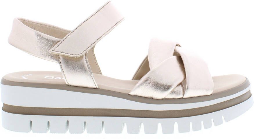 Gabor Sleehaksandaaltjes zomerschoen sandaal sleehak met praktische klittenbandsluiting - Foto 12