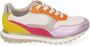 Gabor 46.375 Zilver Oranje Paars Offwhite Roze Sneaker - Thumbnail 4