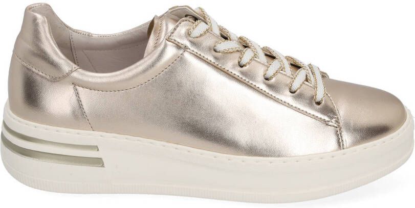 Gabor Roségouden Metallic Sneakers met Optifit Voetbed Yellow Dames - Foto 8