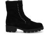 Gabor Veterlaarsjes blokhak plateau veterschoenen versierd met strassstenen - Thumbnail 2