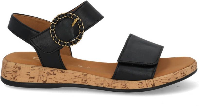 Gabor Sleehaksandaaltjes Rhodos bandjessandaal comfort-schoen zomerschoen met mooie sierspeld - Foto 10