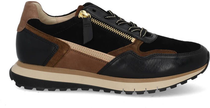 GABOR Lage Sneakers Dames 378 Maat: 39 Materiaal: Suède Kleur: Bruin - Foto 14