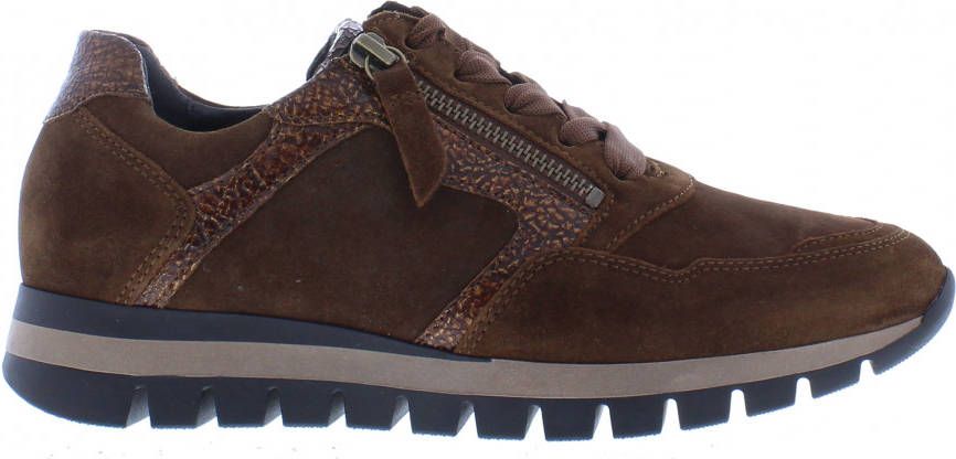 Gabor Sneakers Laag Sneakers Laag middel bruin - Foto 3