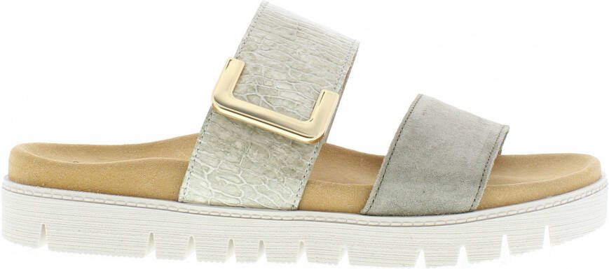 Gabor Dames Slippers 83.740.92 Taupe - Foto 4