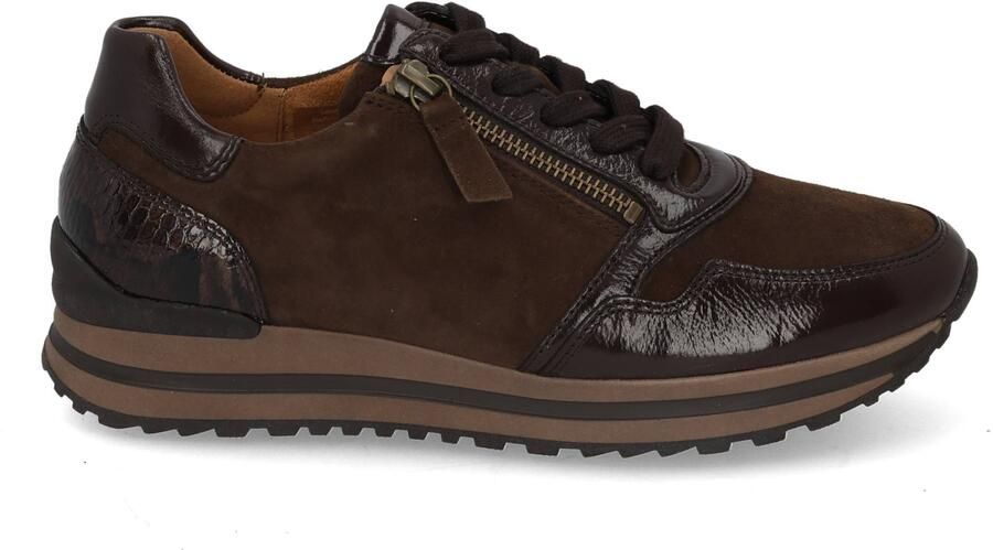 Gabor 6021.01.005 Dames Sneakers bruin - Foto 3