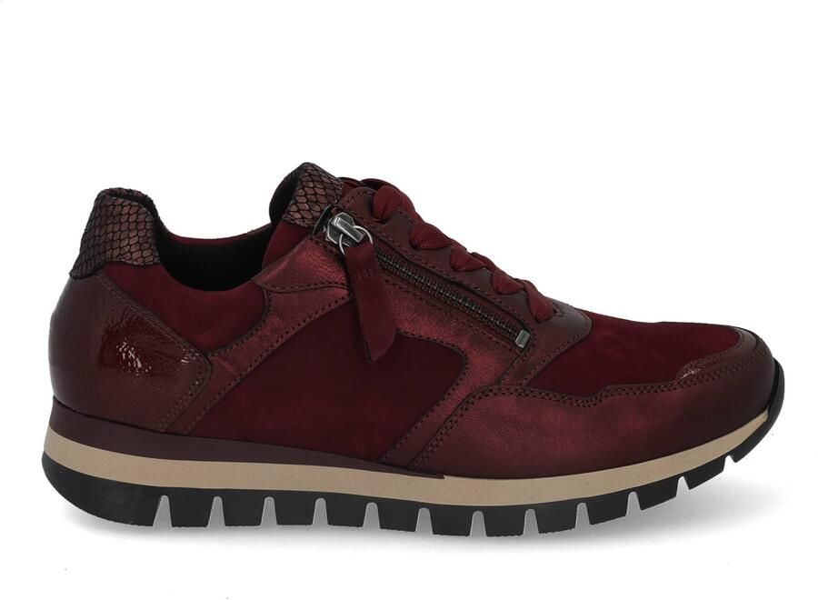 Gabor Dames Sneakers 6030.01.005 Bordeaux - Foto 3