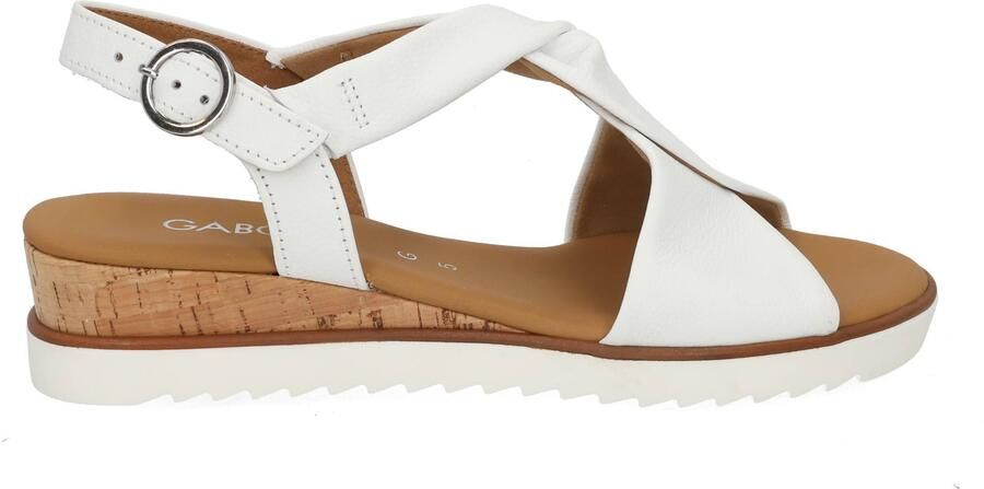 GABOR Sandalen met Hak Dames 751.1 Maat: 38 5 Materiaal: Leer Kleur: Wit - Foto 17