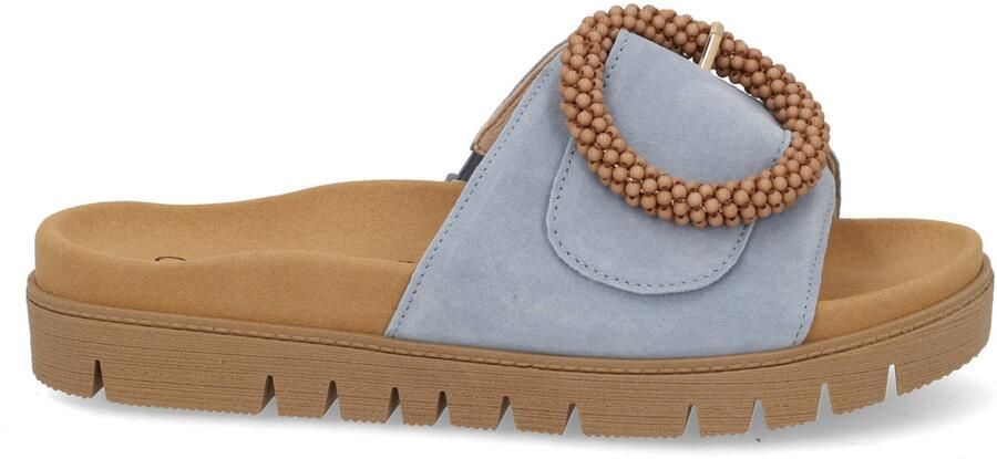 Gabor -Dames blauw licht slippers & muiltjes - Foto 2