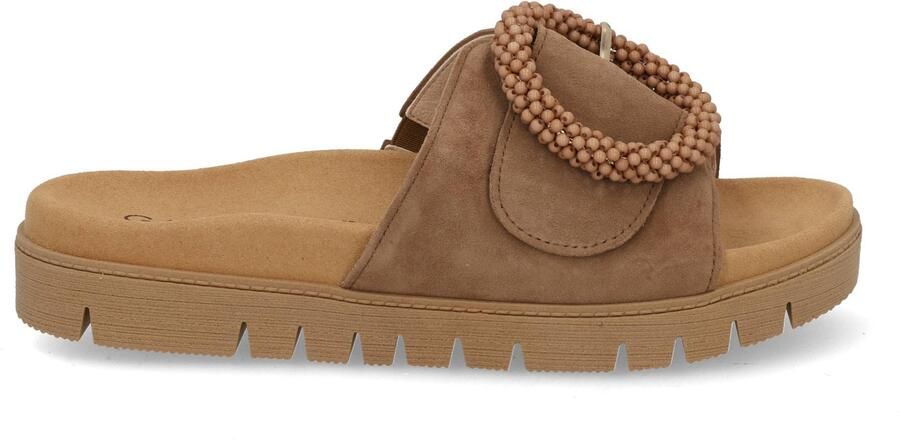 Gabor Dames Slippers 83.745.18 Peanut Taupe - Foto 3