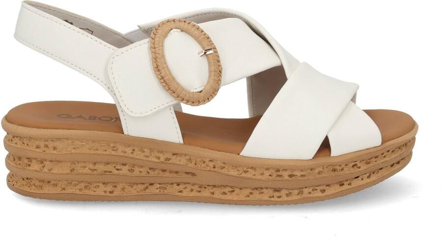 Gabor 84.556.20 Dames Sandalen wit - Foto 2