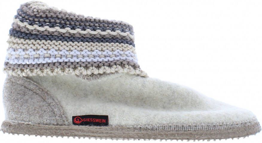Giesswein Blauwe Gesloten Pantoffels met Bontvoering - Foto 13