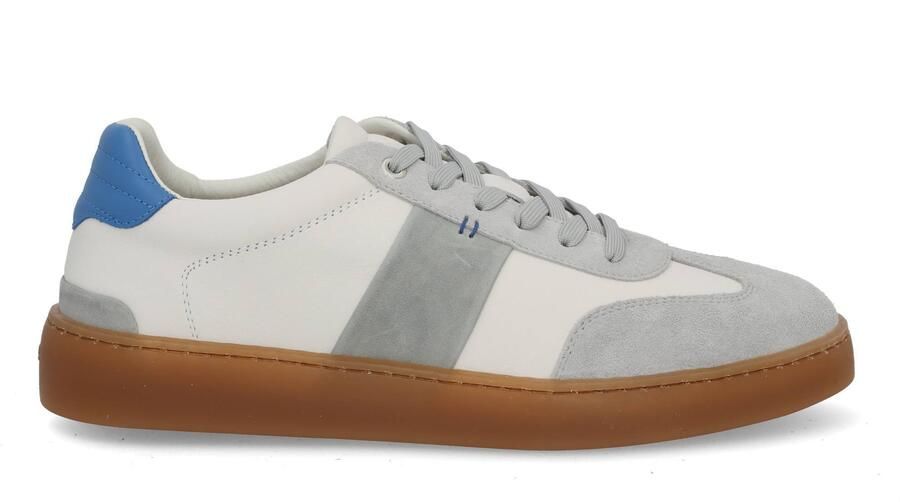 Greve Wave Sneakers Heren Leren Sneaker Wit - Foto 5