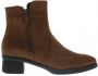 HARTJES Enkellaarsjes Dames 172.1902 Maat: 41 Materiaal: Nubuck Kleur: Bruin - Thumbnail 2