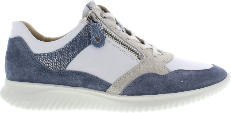 Hartjes Sneakers Dames Lage sneakers Damesschoenen Suède 162.1131 Blauw - Foto 4