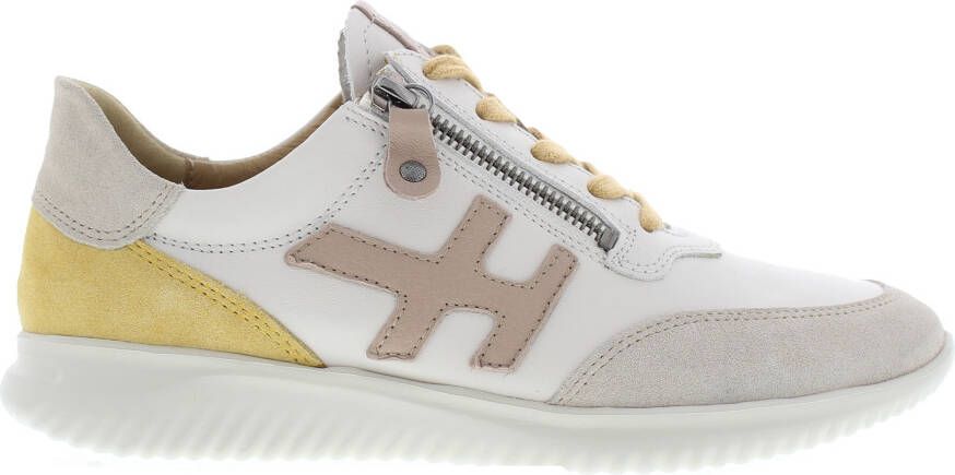 Hartjes Sneakers Dames Lage sneakers Damesschoenen Suède 162.1142 Beige combi - Foto 3