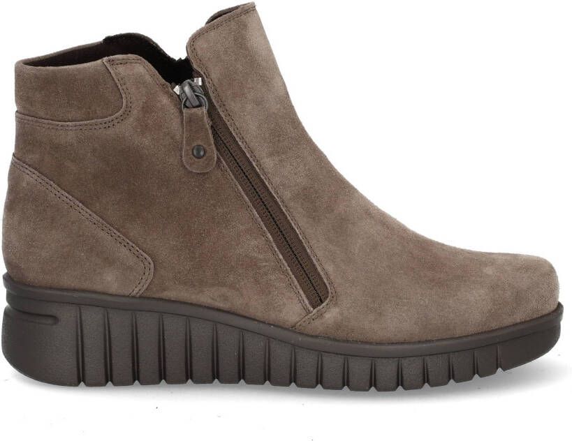 HARTJES Enkelboots Dames Sue Rits H Booty Maat: 38 Materiaal: Suède Kleur: Taupe - Foto 2