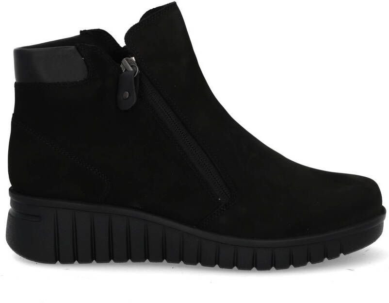 HARTJES Enkelboots Dames 172.2201 Country Boot Maat: 38 5 Materiaal: Suède Kleur: Zwart - Foto 5