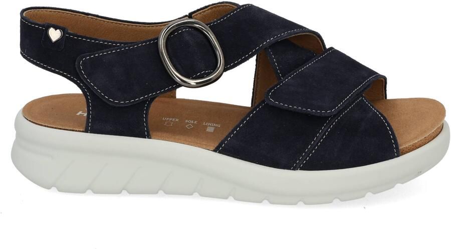 Hartjes 132.1802 30 47.00 Sandalen Blauw Suede Dames Breedtemaat K Blauw - Foto 2
