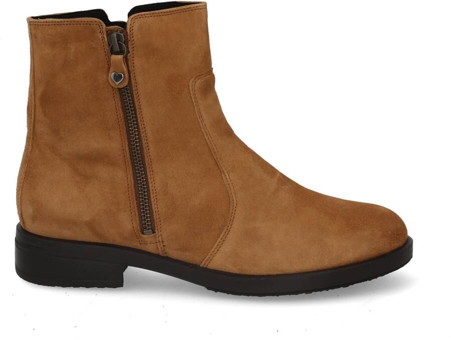 Hartjes cognac suède enkellaarzen Trendy Boot - Foto 2