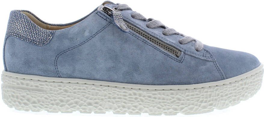 HARTJES Lage Sneakers Dames 162.1402 Phil Maat: 37 5 Materiaal: Suède Kleur: Blauw - Foto 8