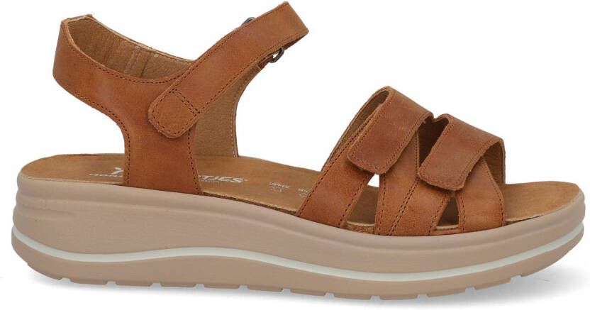 Hartjes Bruine Leren Dames Sandalen H Bruin - Foto 3