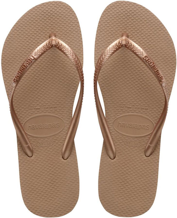 Havaianas Slim rose gold Rose
