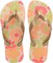 Havaianas Kids Flores teenslippers goud roze - Thumbnail 4