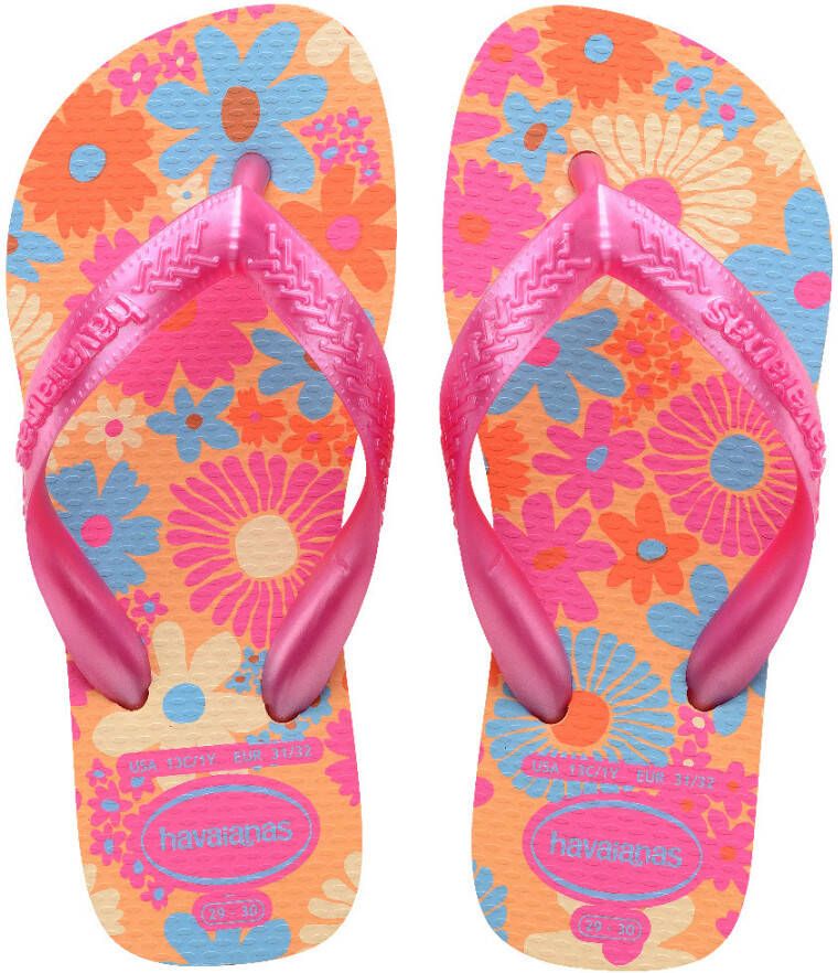 Havaianas Kids Flores peach Roze